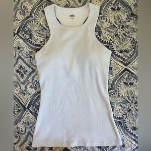 ALO yoga Ribbed Aspire Tank Size XS